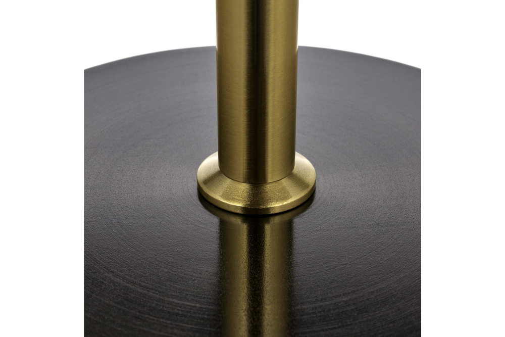 Кофейный столик Solid диам.40см x 58см, чёрный, металл