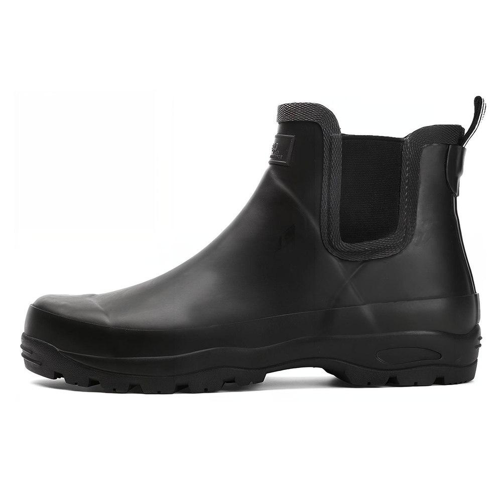 Jeep Waterproof Abrasion Resistant Cushioning Rain Boots Unisex Black