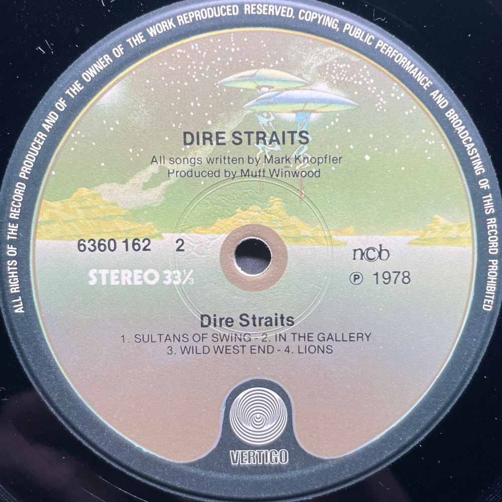 Dire Straits - Dire Straits (Скандинавия 1978г.)