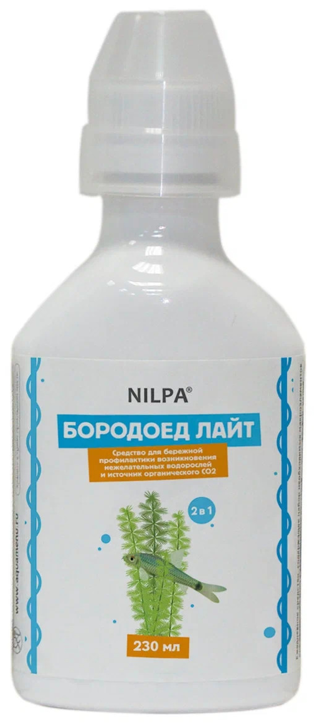 НИЛПА БОРОДОЕД ЛАЙТ Средство для профилактики борьбы с водорослями и источник СО2 0,1 л