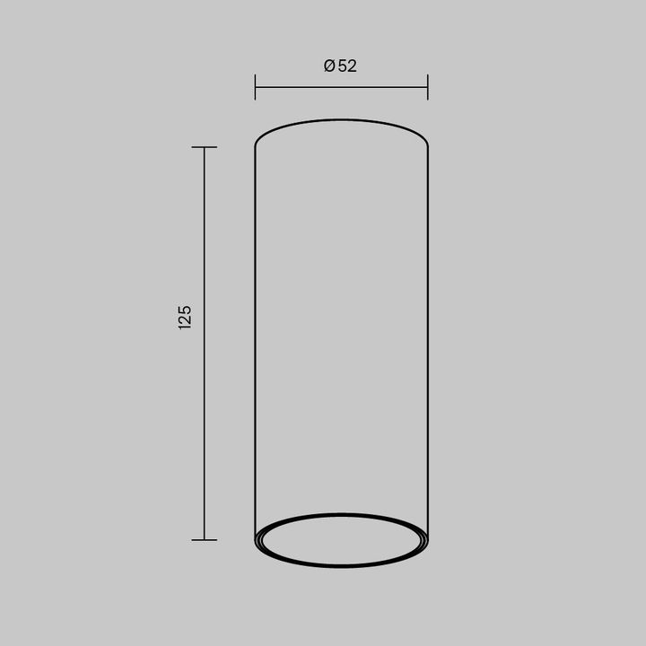 Потолочный светодиодный светильник Maytoni Technical Focus Led C056CL-L12B2.7K-W-B