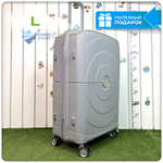 Большой чемодан L'Case Doha, серый