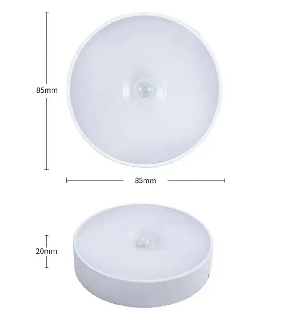 Беспроводной USB светильник с датчиком движения 7 см , холодный свет