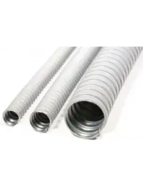 Металлорукав в ПВХ-изоляции РЗ-Ц-П 20 серый без протяжки (50м) TDM SQ0407-0420 ( D.скобы 21-22мм)