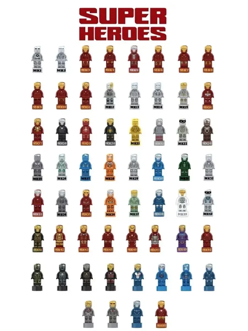 Конструктор Книга Железного Человека 1226 деталей 8801