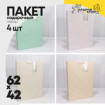 Пакет подарочный 42х62х25см Премиум "Эксклюзив" (Микс)
