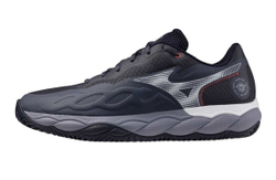 Мужские кроссовки теннисные Mizuno Wave Enforce Court CC - odyssey gray/white/blue granite