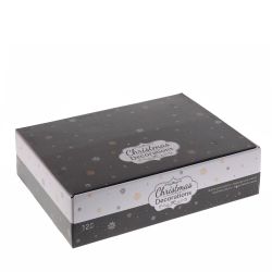 GAEM Набор из 12шт Украшение новогоднее "Шар", D 8 см, L35 W27 H8,5 см