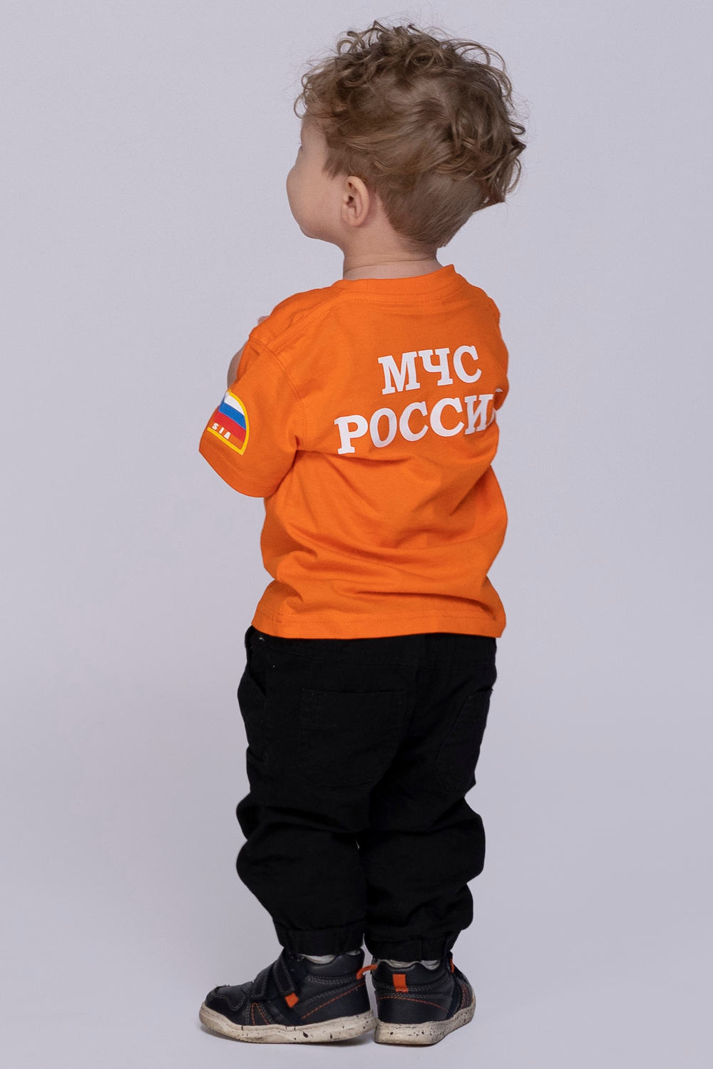 Футболка детская МЧС (термопечать, оранжевый)