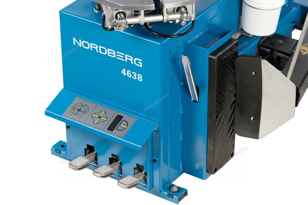 NORDBERG (4638B 220) Станок шиномонтажный полуавтомат, односкоростной, 220 В, синий