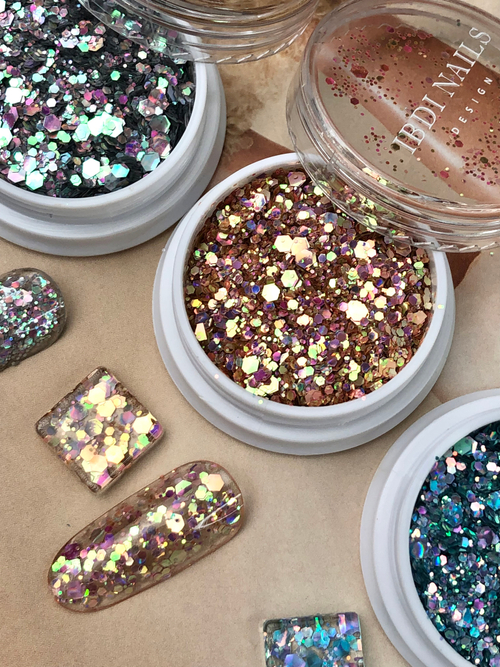 IBDI Глиттер CAT'S EYE GOLD