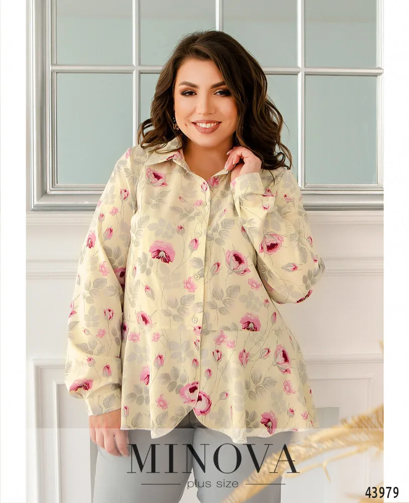 Блуза 2229-кремовый Minova