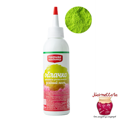 Краситель пищевой "Натива" с распылителем цвет ЗЕЛЕНЫЙ НЕОН