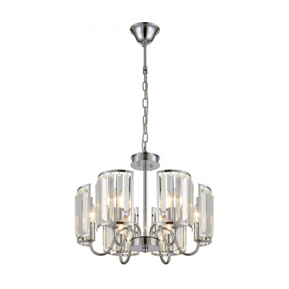 Citilux Грета CL333161 Люстра хрустальная подвесная Хром