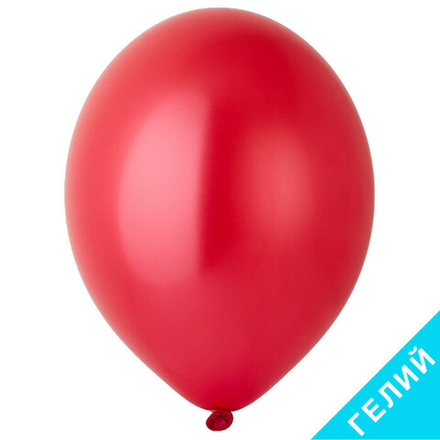 Воздушный шар, цвет 080 - вишневый красный, металлик, с гелием