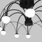 90035/10  LED / потолочный светильник / черный