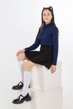 Джемпер для девочки Скул-3 Виотекс ТЁМНО-СИНИЙ