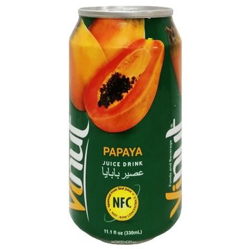 Напиток сокосодержащий безалкогольный Vinut Papaya со вкусом папайи, 330 мл (Вьетнам)