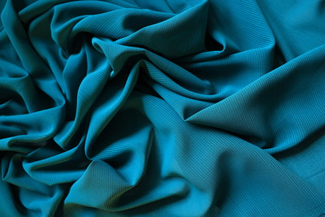 Креп плательный "Кубик" изумрудный