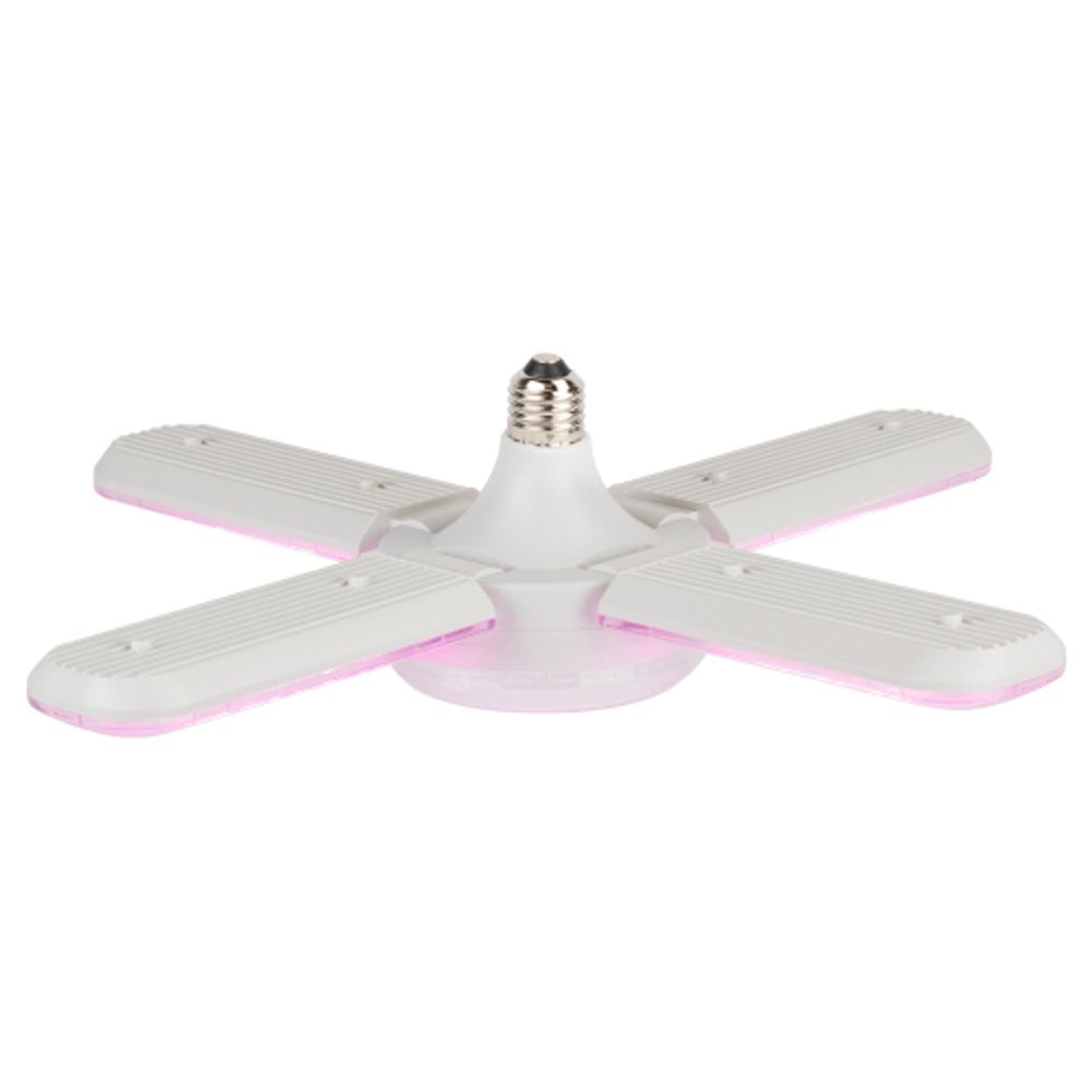 Фитолампа для растений светодиодная ЭРА GREEN LINE ФИТО-65W-PL-E27-GR 5-ти лепестковая розового свечения 65 Вт Е27