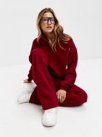 Бордовые брюки Sean