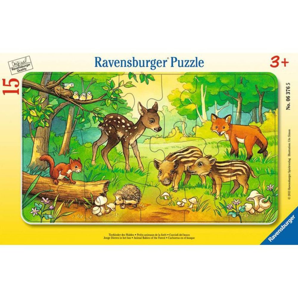 Ravensburger - Пазл Животные из леса 15 шт. 063765