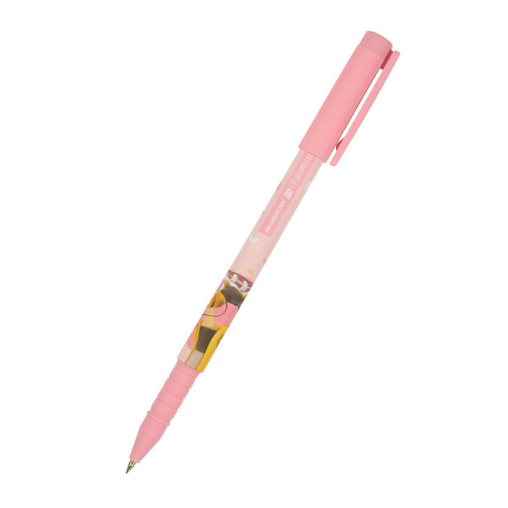 Ручка шариковая 0,5мм синяя "FunWrite.Городская прогулка.Бигль" (Альт)