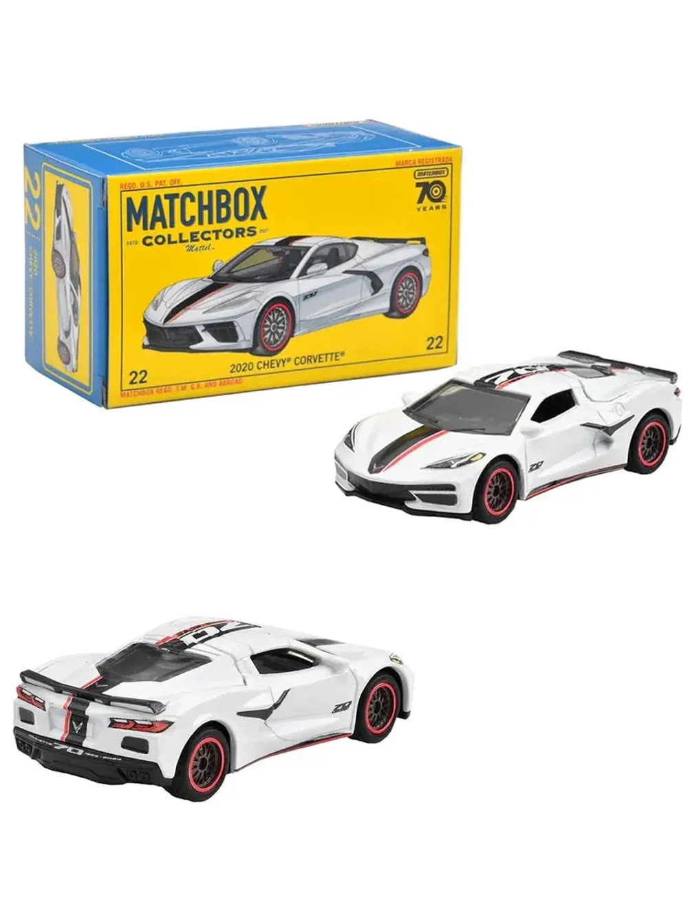 Машинка Хот Вилс Matchbox 2020 Chevy Corvette GBJ48 HLJ75