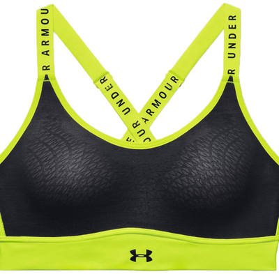 ТОП теннисный Under Armour Women's Infinity Mid Sports Bra - black/flash light
