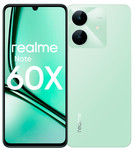 Смартфон realme Note 60x 64 ГБ зеленый