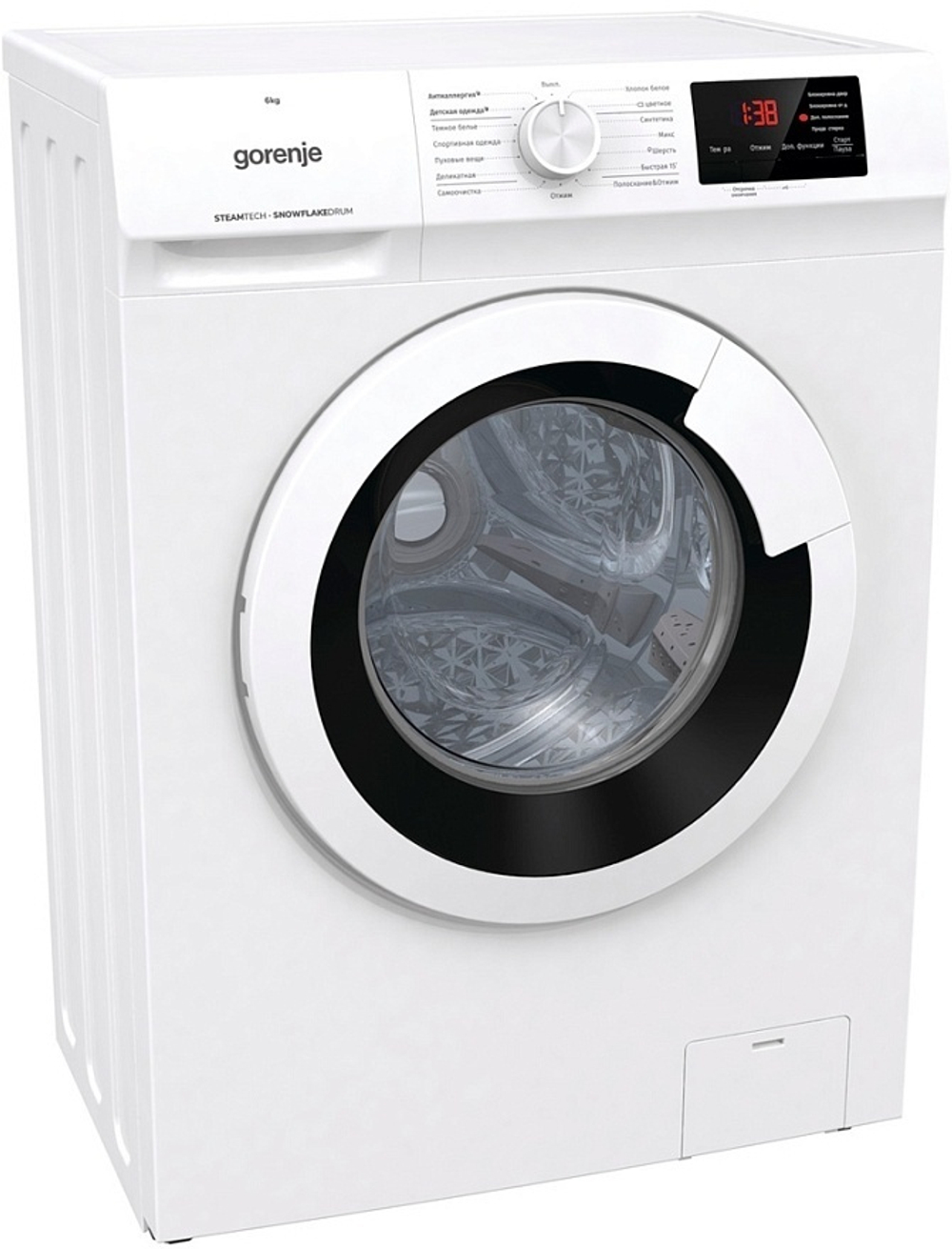 Стиральная машина Gorenje WHE60SFS белый