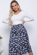 Юбка "Оделия" Ю7282 (синий) LT Collection