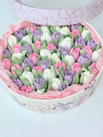 Коробка «Тюльпаны» 20 см