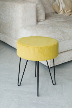 Пуф Тесла Желтый