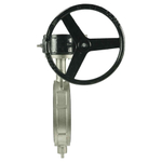 Water Butterfly Valve Elephant 316L-EPDM-RDN, body material - stainless steel AISI 316L, disk material - stainless steel AISI 316L, seal - EPDM, gear operated