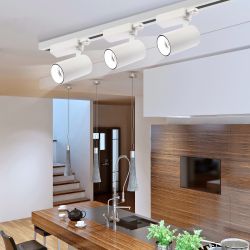 Трековый светильник трехфазный ЭРА SТR-30-36-40K-W40 светодиодный 40Вт 4000K белый | Трехфазные трековые светильники