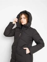 Куртка зимняя удлиненная с капюшоном