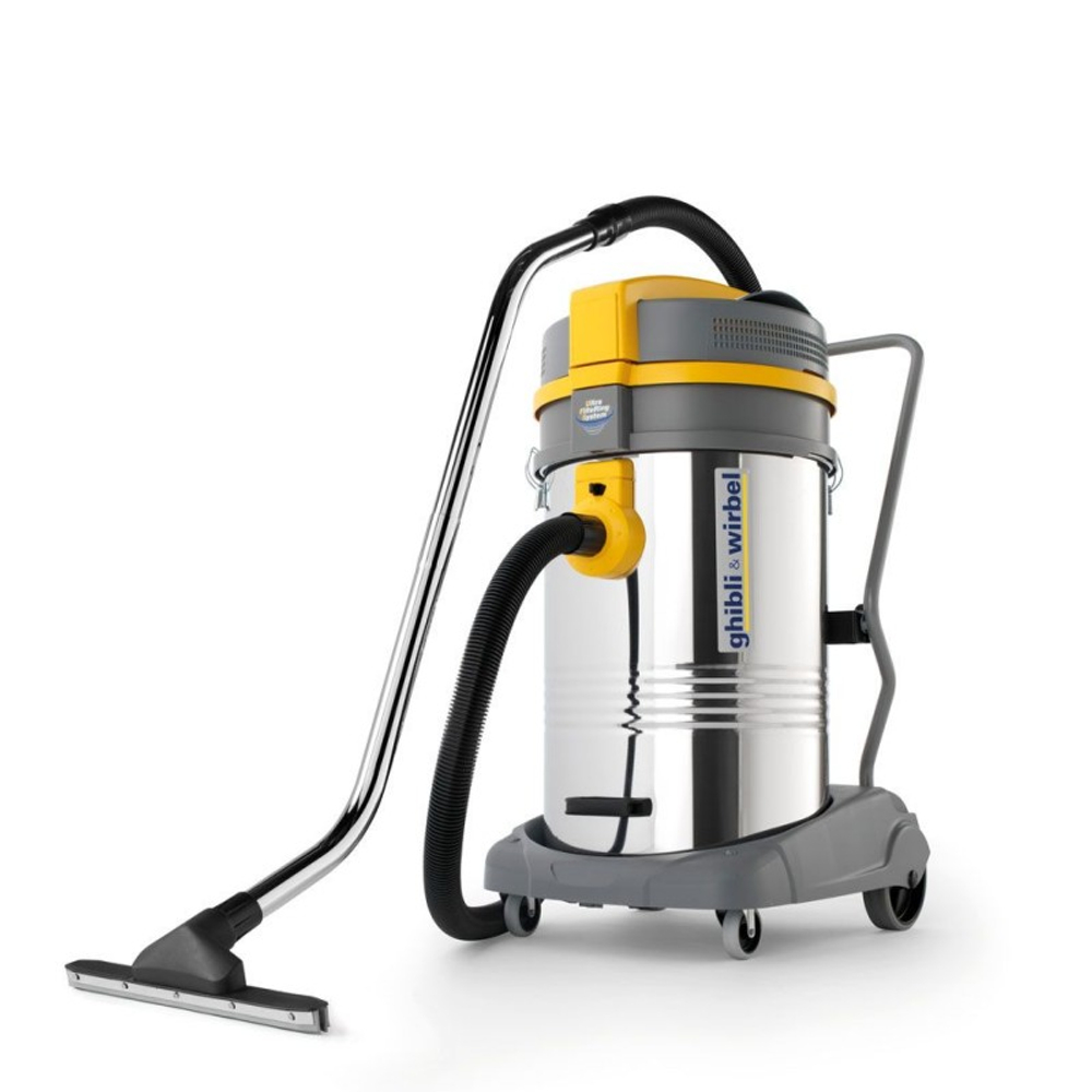 Пылесос для сухой и влажной уборки POWER WD 80.2 I TPT, 2 турбины, 2200 Вт, 80 л, Ghibli & Wirbel (Италия)