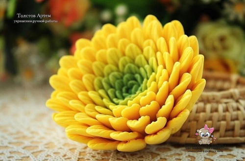 силиконовая форма Хризантема