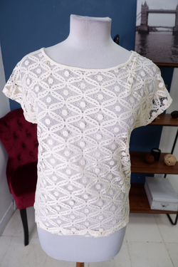 Блузка Tally Weijl с кружевом 42 размер