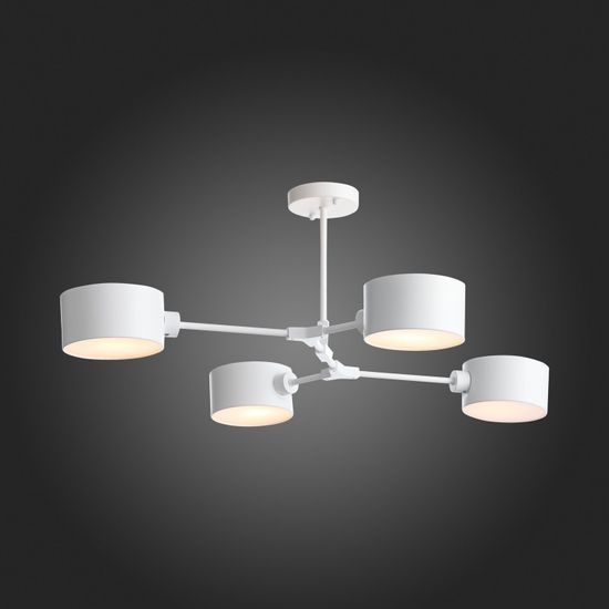 SLE183502-04 Светильник потолочный Белый/Белый E14 4*60W GIMENTO