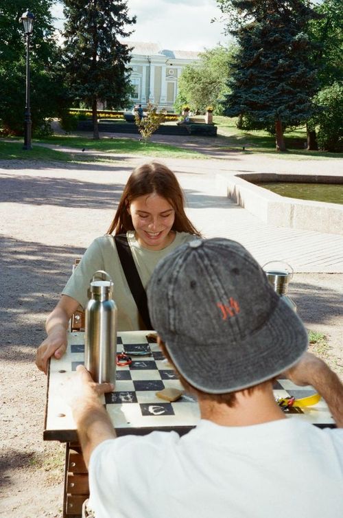 Кепка Script six panel acid washed серая
