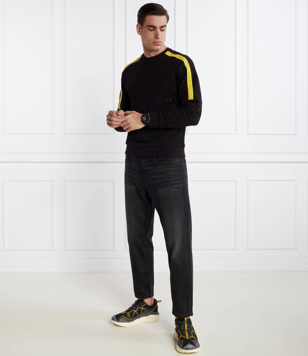 Худи EA7 - черный(3DPM56 PJEQZ)