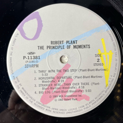 Винтажная виниловая пластинка LP Robert Plant, The Principle Of Moments (Япония 1983) (Оби)