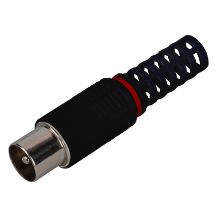 Разъем ЭРА R-TV05 штекер TV без пайки цвет чёрный упаковка 100 шт