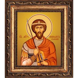 Ипполит Римский святой мученик. Икона на холсте.