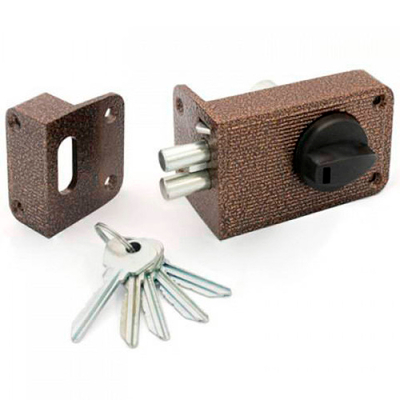 Замок Димитровград накладной ЗН2-3 бронза