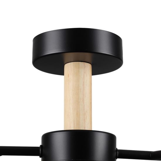 8194/5C COMFI LN25 261 черный, металл/дерево/пластик Потолочный светильник LED GX53 5*9W 220V CRYPTO