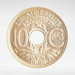 France, 10 Centimes 1938, XF