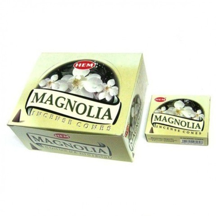 HEM Magnolia Благовоние-конус Магнолия, 10 шт